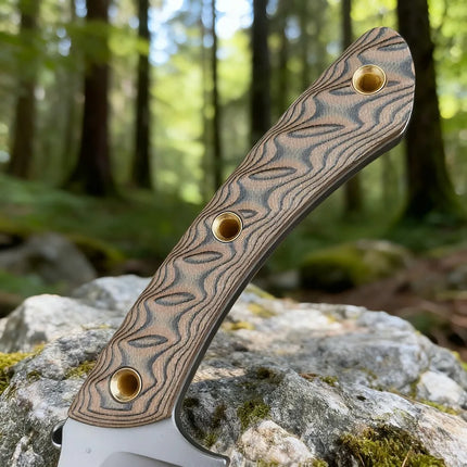 Portable Wilderness Adventure Climbing Knife Durable 8Cr13MoV Blade Outdoor Camping Straight Knife Hiking Fishing EDC Knife Gift
