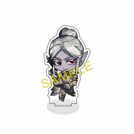 Game Baldur's Gate Astarion Karlach Shadowheart 10CM Double-sided HD Printing Acrylic Stand keychain Desk Decor Collect gifts