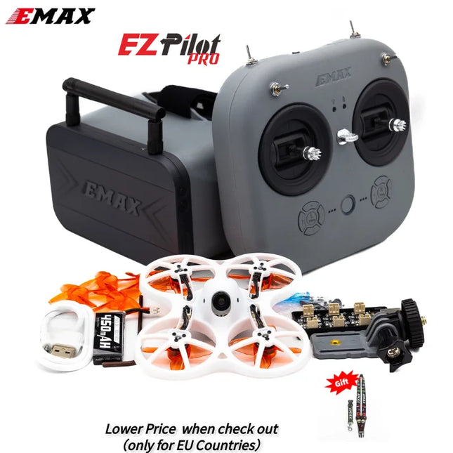 Emax Official EZ Pilot Pro RTF Kit FPV Racing Drone Set for Beginners Ready-To-Fly FPV Drone w/ Controller Quadcopter