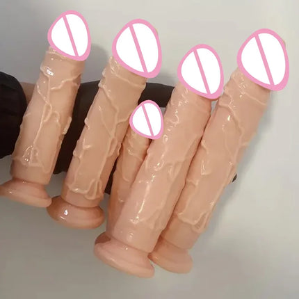 Wearable Realistic Dildo Skin Sex Toys for Female Masturbator with Strong Suction Cup G Spot Big Penis Anal Adult Sex Product 18