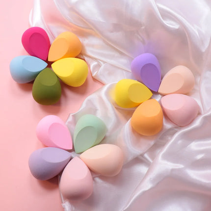 4pc/8pc Soft Makeup Sponge Dry Wet Dual Use Cosmetic Puff Foundation Concealer Highlight Blender Make Up Beauty Tool Accessories