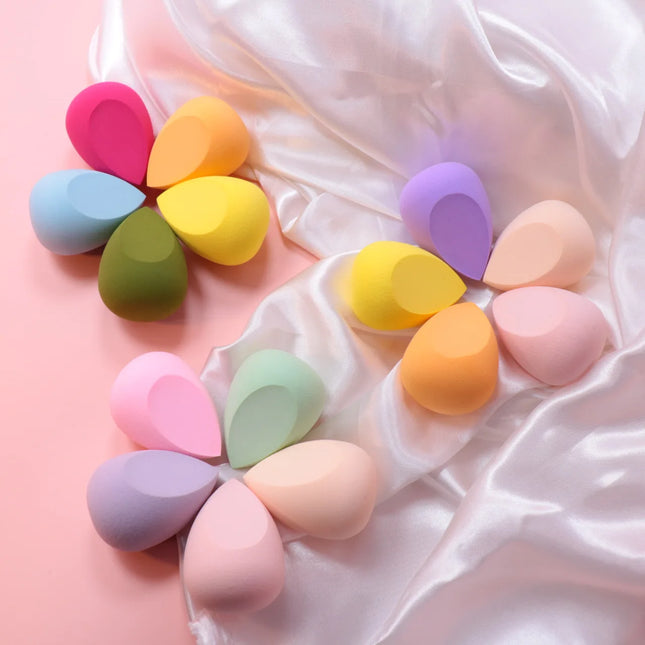 4pc/8pc Soft Makeup Sponge Dry Wet Dual Use Cosmetic Puff Foundation Concealer Highlight Blender Make Up Beauty Tool Accessories
