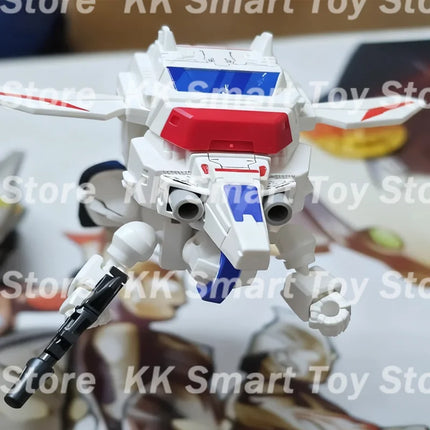 New Blokees Transformation Defender Version Wave 5 Action Figures Galvatron Jetfire Optimus Prime Blind Box Assembly Model Toys