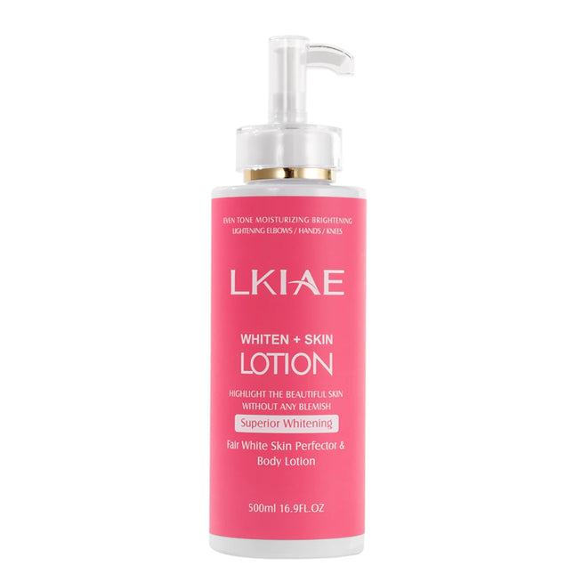 LKIAE Fair White Body Lotion for Bright & Healthy Skin, Moisturizing, Reduce Spots, Enhance Radiance, Evens Skin Tone, 500ml