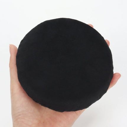125mm圆形 Cotton Velvet Powder Puff Large Loose Powder Puff Makeup Artist Powder Puff Round Cotton Ribbon Hook Hand Glove Puff