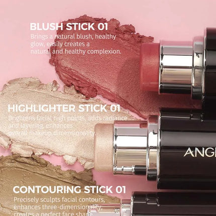 Highlighter Contouring Stick Blush Makeup Concealer Natural Brighten Face Bronzer Shading Stick glitter Highlighter Rubor Rouge