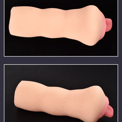 Realistic Deep Throat Vagina Artificial Real Pocket Pussy Oral Male Masturbator Blowjob Cup Erotic Sex Toys For Men Adult Games