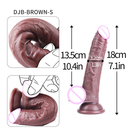 7/8/12in Realistic Dildo, g-spot Silicone Dildos with Strong Suction Cup, Small Dildo for Anal vingina,Sex Toy for Women and Men