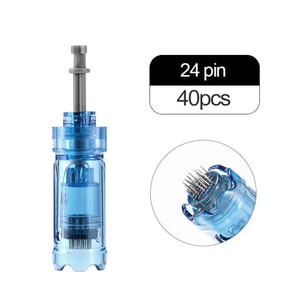 Dr. pen A9 M8S A8S A11 Needle Cartridge 10/20/40 pcs 12 Pin 18 Pin 24 Pin 36 Pin 42 Pin 3D 5D Round Nano Needle length 0.25 mm