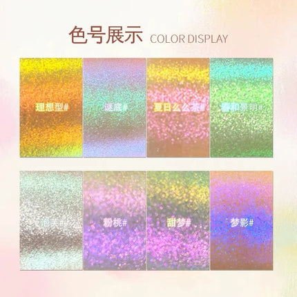 Sheeneffect Monochrome Eyeshadow Chameleon Glitter Shimmer Eye Shadow Highgloss Long Lasting Eye Makeup