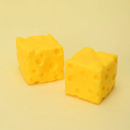& Cheese Squishy Toy Simulation Cheese Squeeze Toy Soft Cute Decompressing Pinching Cheese Sticky Slow Rebound for Adults Toy