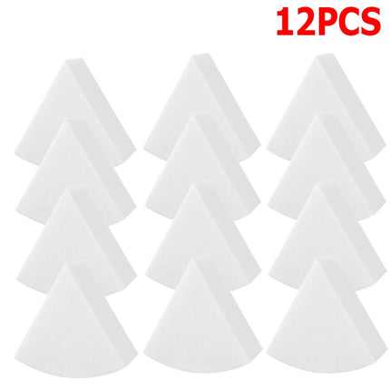 Triangle Soft Makeup Sponge 30Pcs/Set Wet and Dry Use Fan Shaped Puff Foundation Concealer Smearing Powder Puff Cosmetics Tool