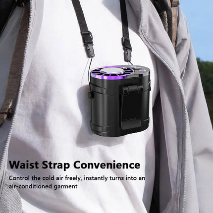 Lenovo Waist Fan Portable Air Conditioner Personal Cooling Clip on Fan for Outdoor Sports Travel Office Workers Summer Gift