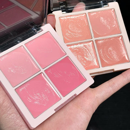 DIKALUA Korean low-saturation Blush paste, pink, tender, swelling and contracting color, pure and elegant blush palette