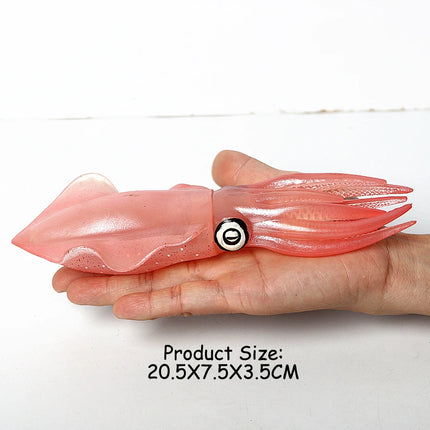 Simulation Marine Mollusc Plastic Model Figures Nautilus Ammonite Squid Octopus Figurine Sealife Animal Educational Toy For Kids