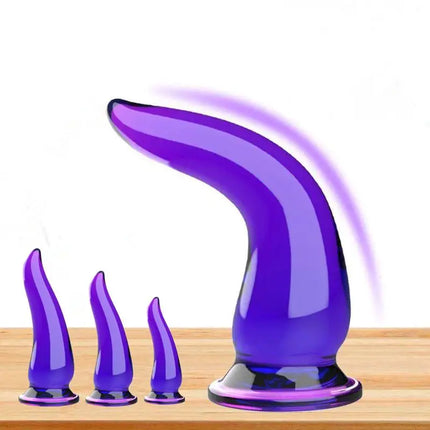 New Anal Plug Horn Dildo For Woman Prostate Dilator Massager Butt Suction Cup Sex Toys For Men Adults Beads