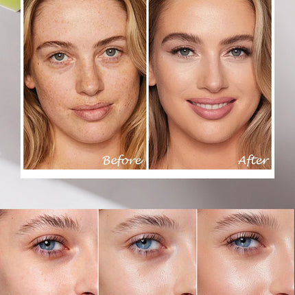 Flawless All Day: 8 Color Waterproof Concealer Foundation For Women Makeup Full Coverage Long Lasting Moisturizing