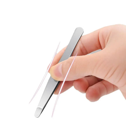 Stainless Steel Brow & Facial Hair Remover Eyebrow Tweezers Non-slip Makeup Remover Tweezer Tools Hair Removal Makeup Tools