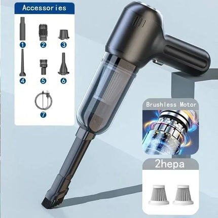 Car Vacuum Cleaner 4 In1 Wireless Vacuum Cleaner Handheld Vacuum Pump For Car Cleaner Cordless Powerful Nail Pump Car Accessory