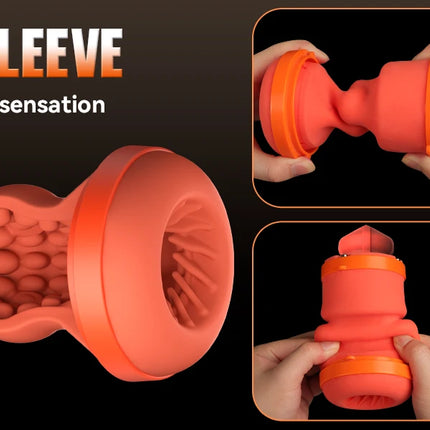 KUSHOR Heating Automatic Male Masturbator APP Control Vibrating Sucking Thrusting Masturbation Cup Penis Pump Sex Toy for Men