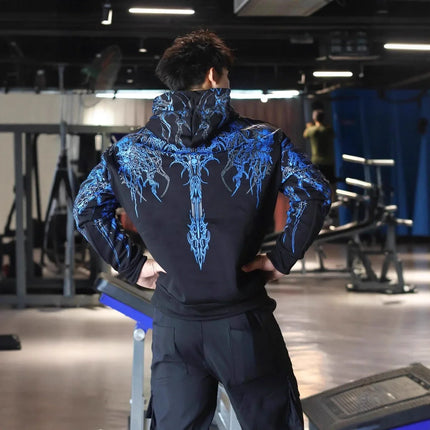 Breathedivinity Men's Hoodie Sweatshirt Fitness Clothing Autumn Winter Cross-Border Best-Selling Item Sporty Style from China