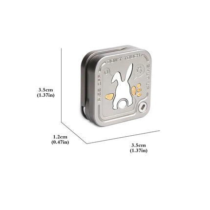 Angry Rabbit Triple-Layer EDC Magnetic Slider Side-Push Sensory Fidget Toy for ADHD, Anxiety & Office Stress Relief