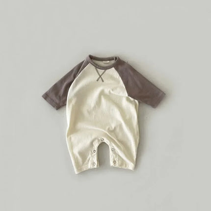 New Baby Long Sleeve Romper Cotton Infant Loose Jumpsuit Spring Autumn Newborn Boy Girl Clothes 2025 New Baby Clothing