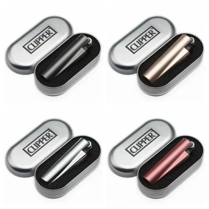 New Clipper Spades A Metal Fireless Butane Gas Jet Torch Lighter Portable Grinding Wheel Flint Inflatable Lighter Men's Gift