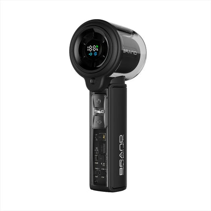 Handheld Electric Fan Cool Water Replenishing Spray Fan LED Display for Outdoor Office Protable Rechargeable Outdoor Small Fan