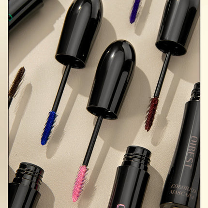 Chocolate Brown Mascara Colorful Curling Eyelash Extension Waterproof Fast Drying Lengthening Eye Black Lashes Makeup Lasting