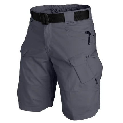 2026 Men's Cargo Shorts Tactical Waterproof Casual Pant Summer Thin Quick Dry Workout Multi-Pocket Outdoor Trekking Hiking Short