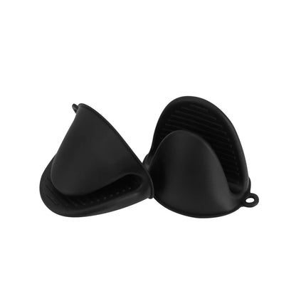 1/2-Piece Heat-Insulating Silicone Clip Anti-Slip Gloves Pot Pad Cooking Baking Oven Heat-Insulating Gloves