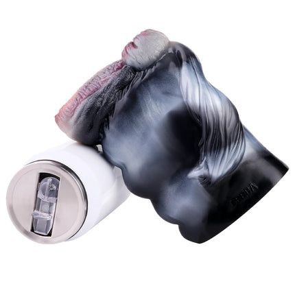 GEEBA Lifelike Zebra Fake Pussy Stroker For Men Fantasy Animal Male Masturbator Dual Hole Ohahole Realistic Vagine Adult Sex Toy