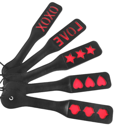BDSM Bondage Whips with Fetish Slave Hand Shoot Spanking Paddle Double Beat Exotic Accessories for Couple Flirting Sex Toys