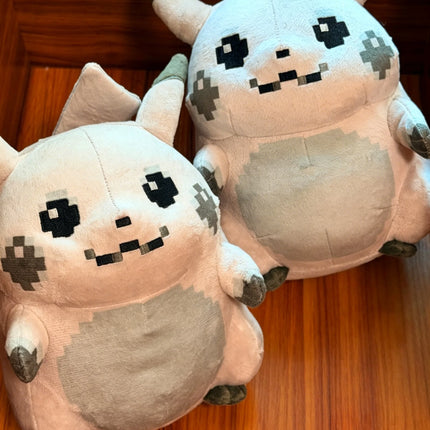 Initial Pikachu Plush Toys Pokemon 30th Anniversary Commemorative Edition Pixel Art Style Pikachu Stuffed Doll Exquisite Gifts