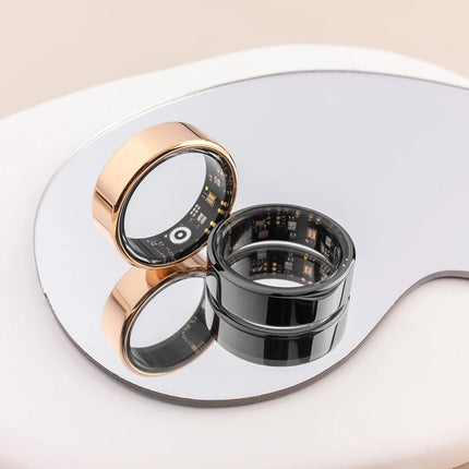 2024 COLMI R02 Smart Ring with Charging Case for Men Women, Battery Life, 39 Days, Health Monitor, 5ATM Waterproof