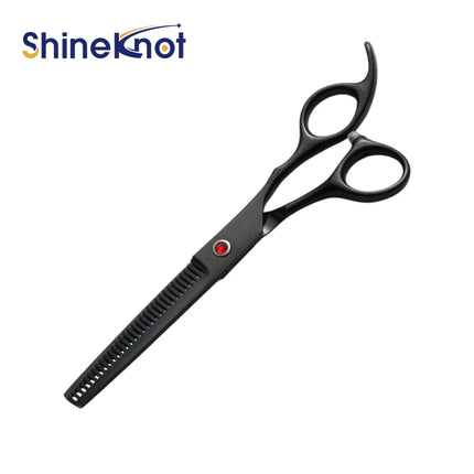SHINEKNOT 7-Inch Pet Scissors Set Specially Designed For Dog Hair Cutting With Curved Scissors Teddy Bear Professional Hair Trim