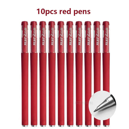 Gel Pens Set 0.5mm Black Blue Red Refill Gel Pen Bullet Tip School & Office Supplies Stationery Kawaii Accessories Stationery