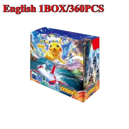 90/360PCS Pokémon Card Packs 151， ASCENDED HEROES 。Evolutions,PALDEAN FATES,English Reinforcement,Battle Transaction Card Gift