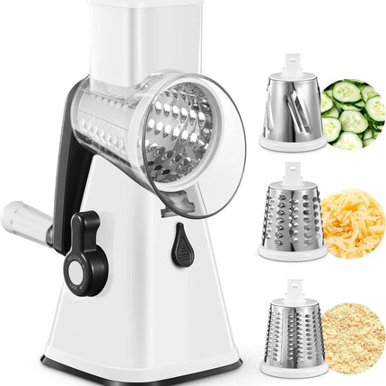 Multi-Purpose Rotary Graters Kitchen Mandoline Vegetable Slicer Cheese Slicer Shredder Potato Grinder For Nut Onion Carrot YY002