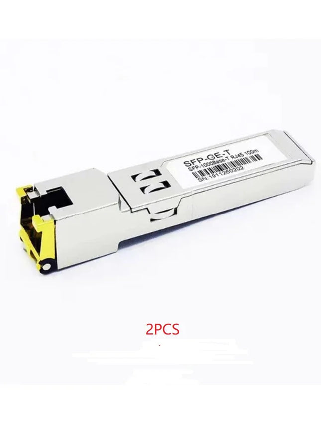 SFP Fiber Module Ethernet Port RJ45 Module 1000BASE-T Switch Connector Copper Compatible with Cisco/Mikrotik Gigabit Ethernet