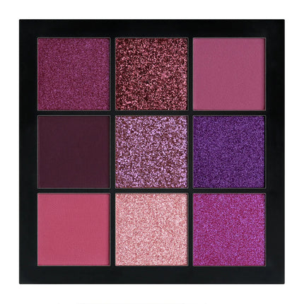Huda Beauty 9 Color Palette Diamond Amethyst Ruby Red Gold Eye Shadow Pallete Matte Shimmer Eyeshadow Palette Glitter Makeup
