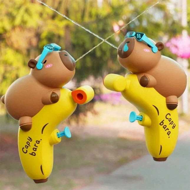 1/2pcs Cartoon Capybara Spray Water Toys Summer Beach Long Range Spray Toys Children Outdoor Cute Sprinkling Water Toys For Kids