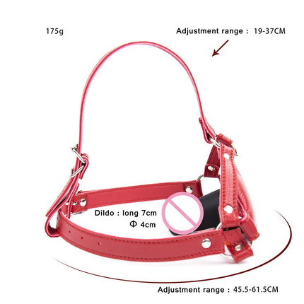 Open Mouth Dildo Gag Penis Plug Oral Sex Toys For Women Men Bdsm Bondage Restraints Adult Games Sexyshop Couple Erotic Products