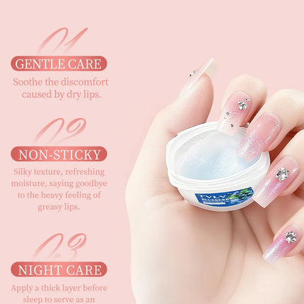 8 Fruit Lip Balm Set with Spoon Lip Care Autumn and Winter Moisturizing Lip Mask Set