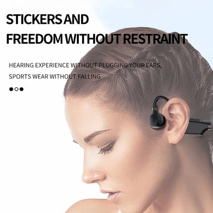 KEBIDUMEI Bluetooth 5.2 Earphones Bone Conduction Headphones TWS Wireless Neckband Headsets HiFi Stereo Noise Reduction Earbuds