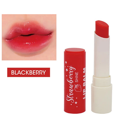 3-Color Tinted Lip Glaze Jelly Mirror Lipstick - Long-Lasting Moisturizing Waterproof Non-Stick Lip Balm Fade Lip Lines Makeup