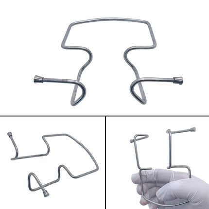 2pcs Dental Mouth Expand Lip Retractor Intraoral Cheek Stainless Steel Retractor Dentistry Material Tool