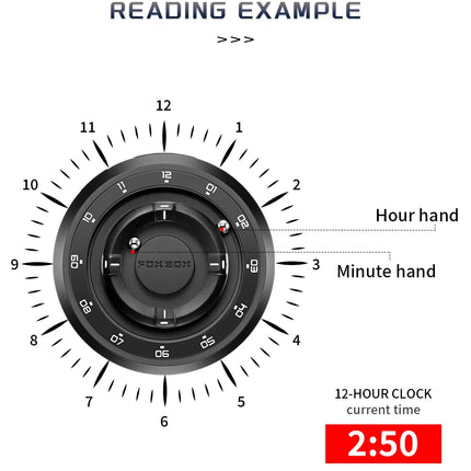 FOXBOX Watch Planet Design Fashion Floating Magnetic Pointer Free Ball Bearing Creative Simple Waterproof Quartz Watch for Men