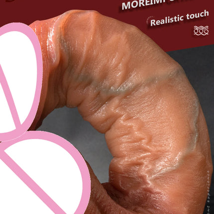 9.4 Inch Realistic Dildo Silicone Dildos Sexy Toys for Woman Men Vagina Anal Massage Silicone Layer Dildo With Suction Cup